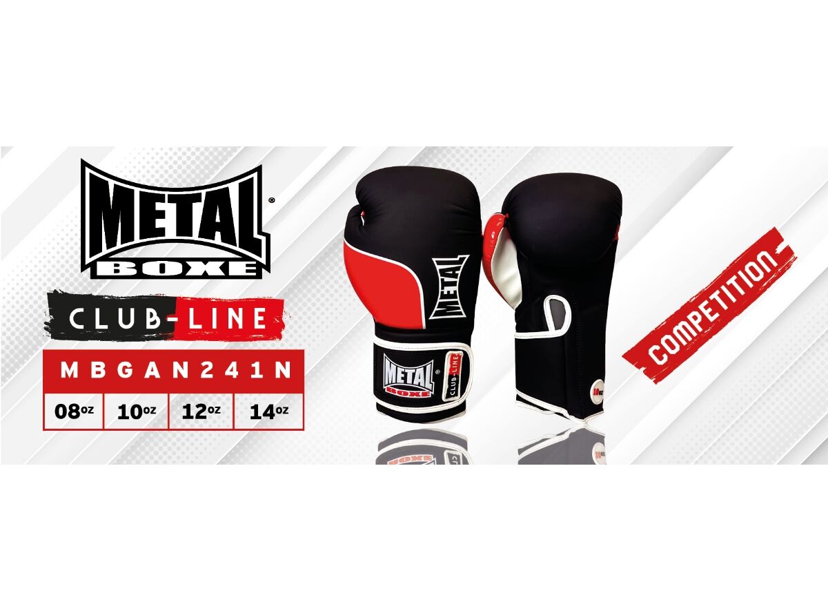 Gants d'entraînement MMA Metal Boxe Club Line
