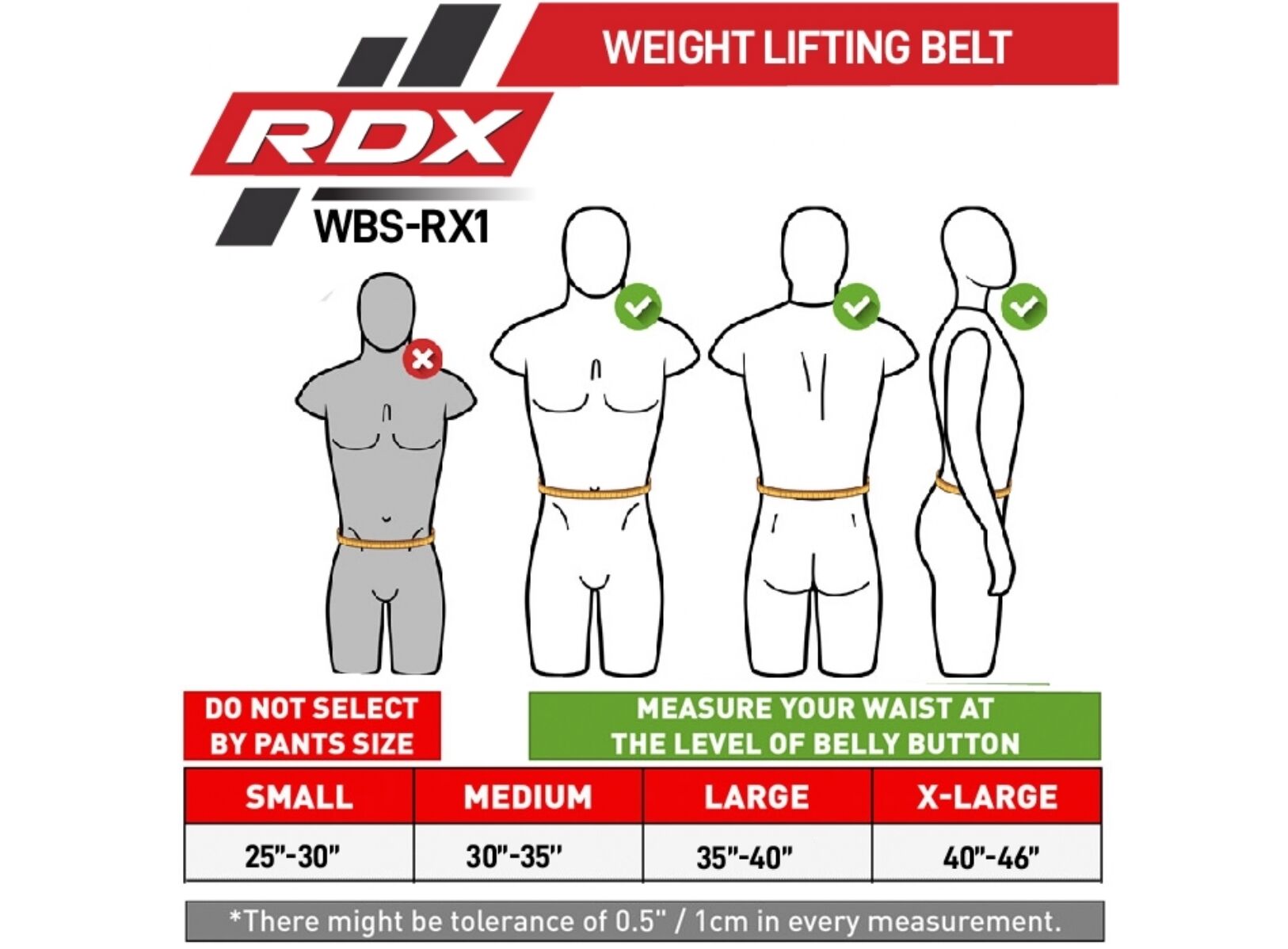 RDX RX1 Weight Lifting Belt For Women – RDX Sports