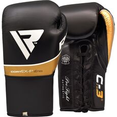 RDXBGL-PFC3B-10OZ-RDX C3 BBBofC Approved Pro Fight Boxing Gloves