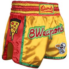 8W-8050037-1-8 WEAPONS Muay Thai Shorts - Muay Pizza S