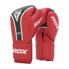 RDXBGR-T17RB-12OZ+-RDX Boxing Glove Aura Plus T-17 Red/Black-12Oz