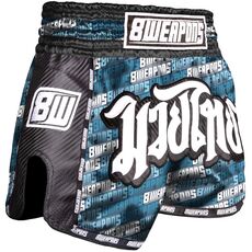 8W-8060004-4-8 Weapons Muay Thai Shorts Carbon - Matchmaker