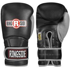 RSGELRP BK.GY14OZ-Ringside Gel Shock Safety Sparring Boxing Gloves