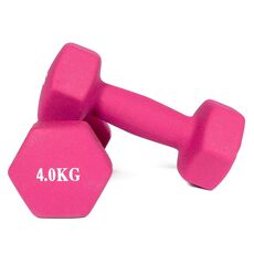 GL-7640344753434-Neoprene coated dumbbells for bodybuilding and fitness (Set of 2) | 2 x 4 KG