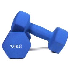 GL-7640344755148-Neoprene coated dumbbells for bodybuilding and fitness (Set of 2) | 2 x 7 KG