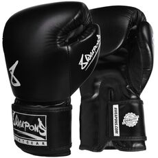 8W-8150011-1- Boxing Gloves - Pure black 10 Oz