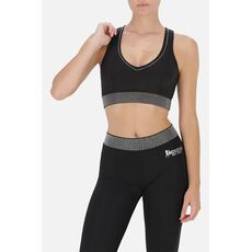 BXW3203246ASBK-L-Sport Bra With Crystals