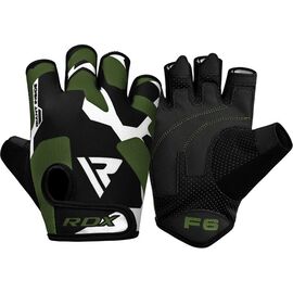 RDXWGS-F6GN-S-Gym Gloves Sumblimation F6 Black/Green-S