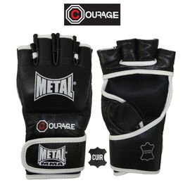 MBGRGAN310NL-Courage Leather MMA Gloves
