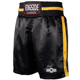 RSPST BK.GDLARGE-Ringside Pro-Style Boxing Trunks