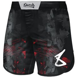 8W-8310005-1-8 WEAPONS Fight Shorts, Hit 2.0, black-red, S