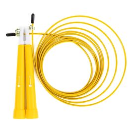 GL-7649990879116-Plastic skipping rope 180cm adjustable + bag | Yellow