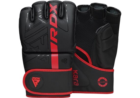 RDXGGR-F6MR-M-Grappling Gloves F6 Matte Red-M