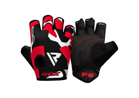 RDXWGS-F6R-L-Gym Gloves Sumblimation F6 Red-L