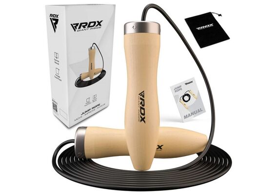 RDXSRW-BR-10.3FT-Skipping Rope Woodedn Brown-10.3Ft (15800)