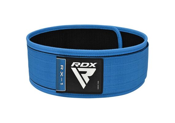 RDXWBS-RX1U-L-Weight Lifting Strap Belt Rx1 Blue-L