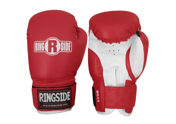 RSBG15 YTH RD/WH-Ringside Striker Youth Training Gloves