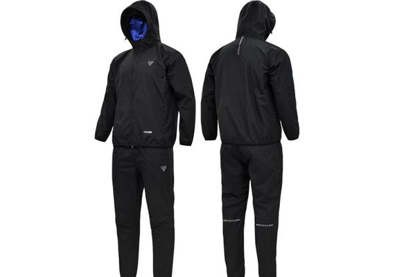 RDXSSP-H2B-L-Clothing Sauna Suit H2 Black-L