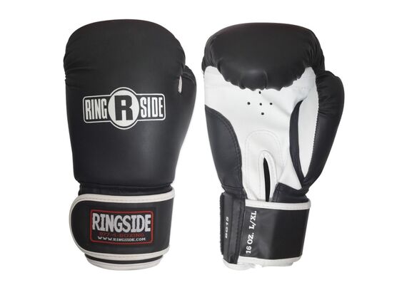 RSBG15 BK/WH L/XL-Ringside Striker Training Gloves