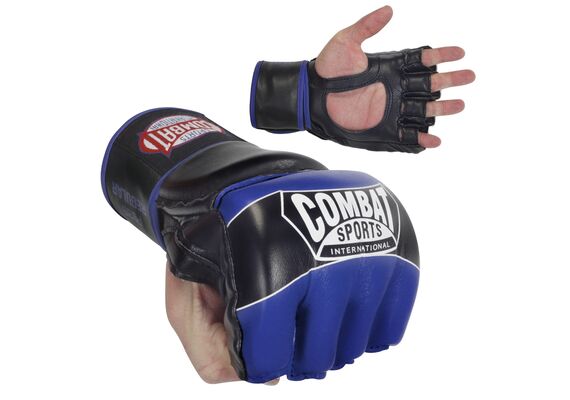 CSIFG3S BLUE XL-Combat Sports Pro Style MMA Gloves