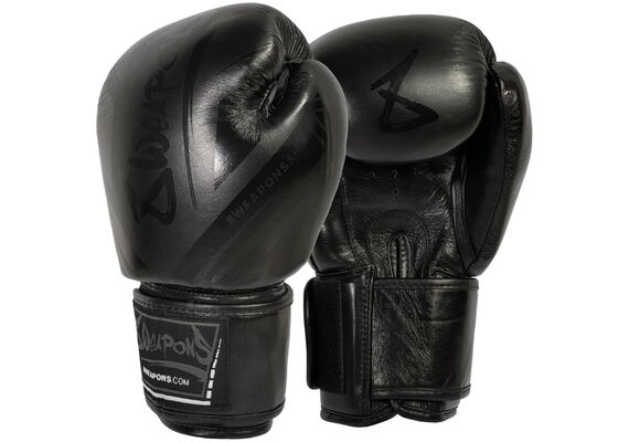 8W-8140013-1-8 WEAPONS Boxing Gloves - Shift black-matt 10 Oz