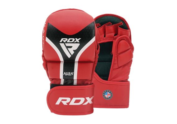 RDXGSR-T17RB-XL+-RDX Grappling Gloves Shooter Aura Plus T-17 Red/Black-Xl