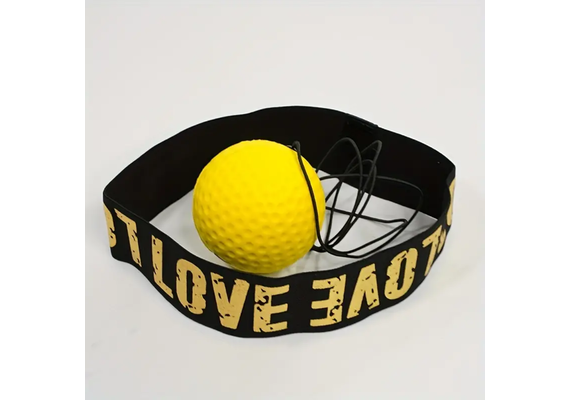 CC2001-Yellow Reflex Ball With Headband