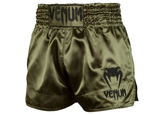 VE-03813-200-S-Venum Muay Thai Shorts Classic - Khaki/Black