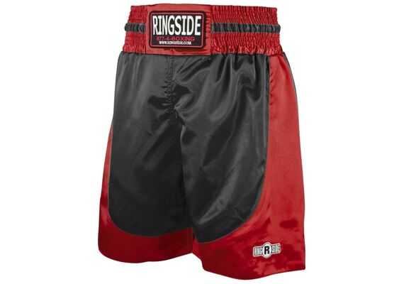 RSPST BK.RDLARGE-Ringside Pro-Style Boxing Trunks