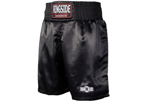 RSPST BLACKLARGE-Ringside Pro-Style Boxing Trunks