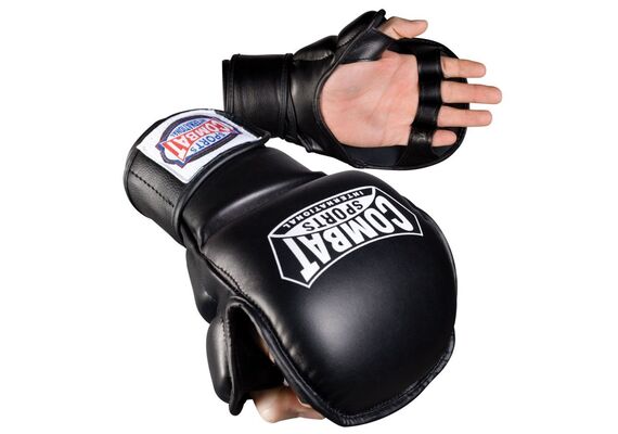 CSITG4S BLACKLARGE-Combat Sports MMA Sparring Gloves