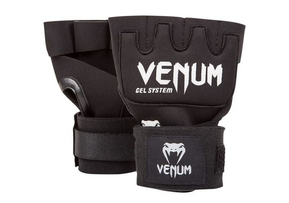 VE-0181-Venum &quot;Kontact&quot; Gel Glove Wraps - Black