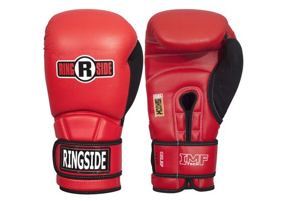 RSGELRP RD.BK18OZ-Ringside Gel Shock Safety Sparring Boxing Gloves