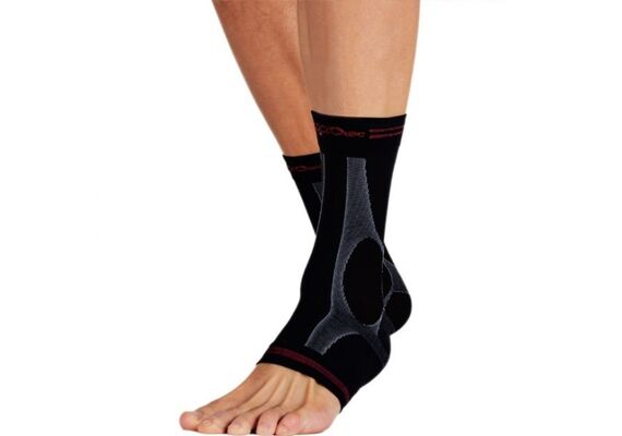 OPTEC5744-XL-OproTec Ankle Sleeves BLK-XL