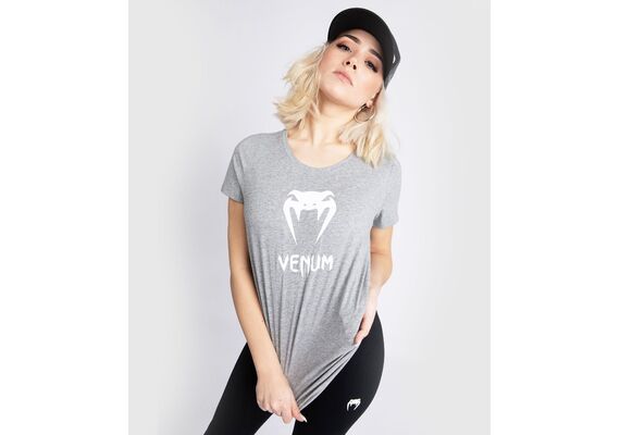 VE-04599-031-L-Venum Classic T-Shirt - For Women - Light Heather Grey - L