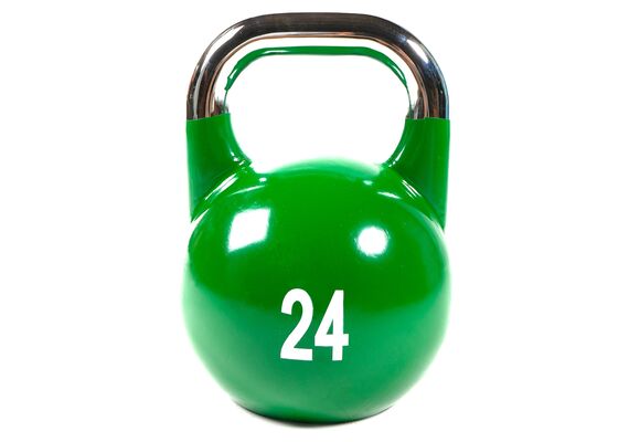 GL-7640344751836-Cast iron competition kettlebell with painted logo | 24 KG