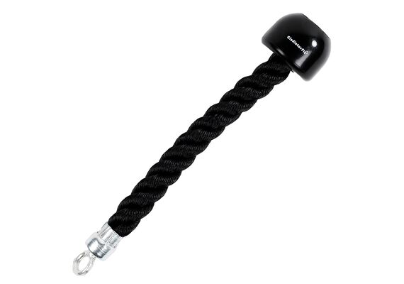 GL-7640344752604-Nylon triceps rope with handle for pulley pull