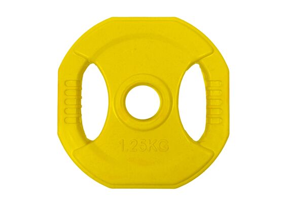 GL-7640344757937-Pump weight disc with rubber coating and &#216; 31mm handles | 1.25 KG