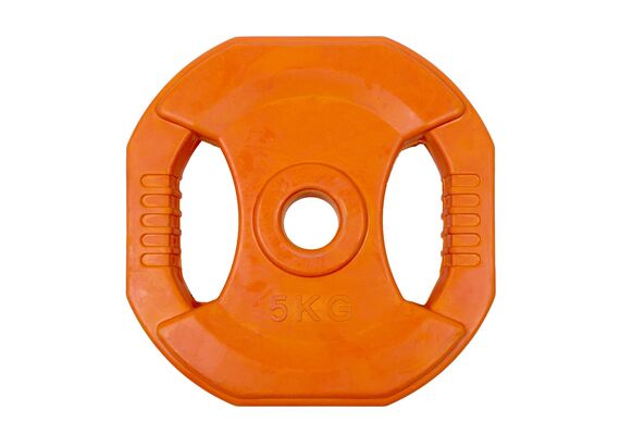 GL-7640344757944-Pump weight disc with rubber coating and &#216; 31mm handles | 5 KG