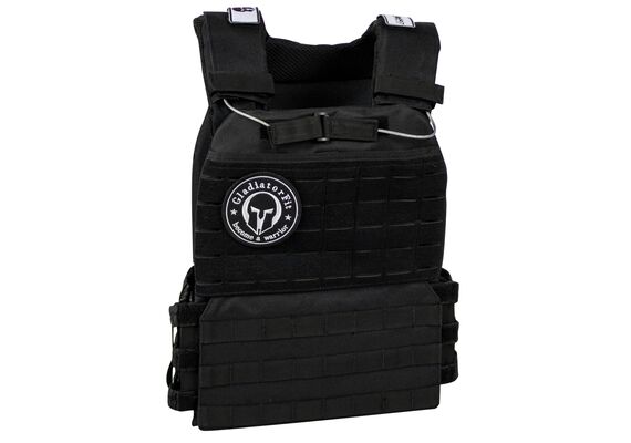 GL-7649990879222-Adjustable nylon weighted vest | Black 1.5 KG | 1.5 KGBlack