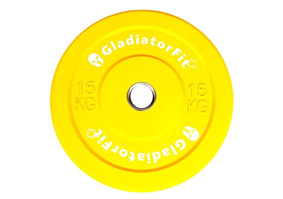 GL-7649990879574-Olympic color disc with rubber coating &#216; 51mm | 15 KG