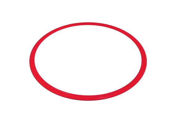 GL-7640344752222-Flat plastic Hula-Hoop in PVC &#216; 40cm | Red