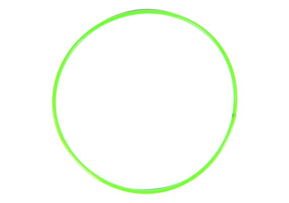 GL-7640344753649-PVC round hoop for rhythmic gymnastics &#216; 80cm | Green