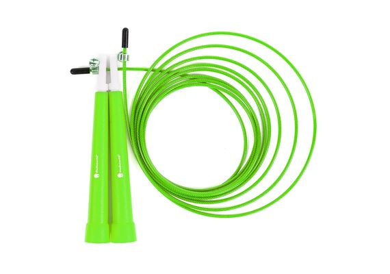 GL-7640344754813-Plastic skipping rope 180cm adjustable + bag | Green