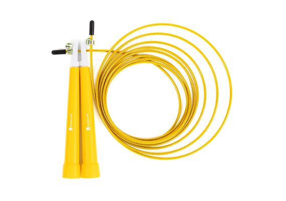 GL-7649990879116-Plastic skipping rope 180cm adjustable + bag | Yellow