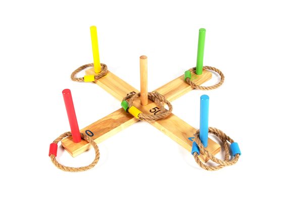 GL-7640344756725-Wooden ring toss game with 5 pegs