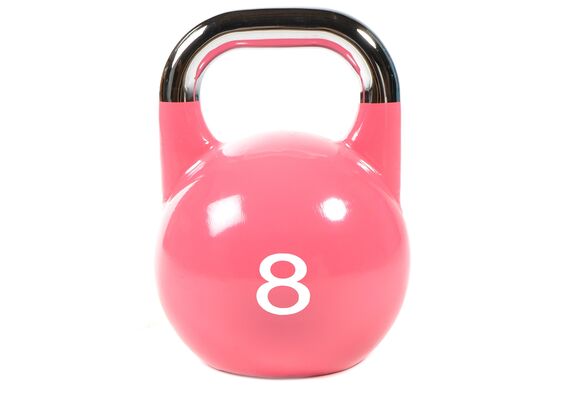 GL-7649990879642-Cast iron competition kettlebell with painted logo | 8 KG