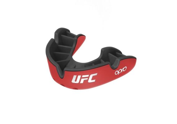 OP-102515002-OPRO Self-Fit UFC&nbsp; Junior Silver - Red/Black