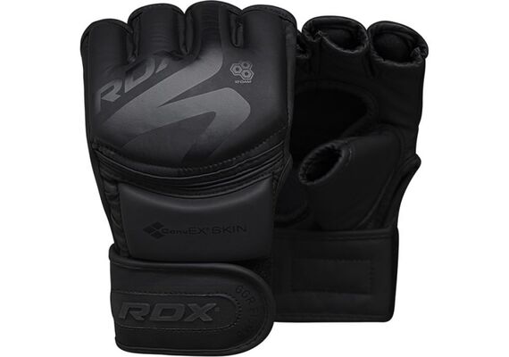 RDXGGR-F15MB-M-Grappling Glove F15 Matte Black-M