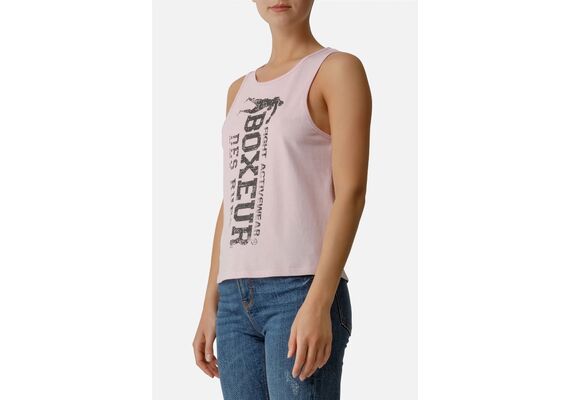 BTW3303229CCPINKL-Basic Tank Top With Front Logo